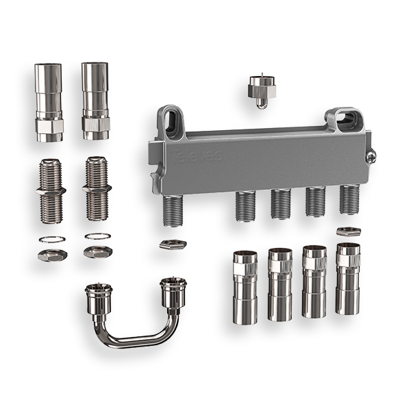 KIT 4W F SPLITTER F/ CC4/CC6/CC8 PANNEL